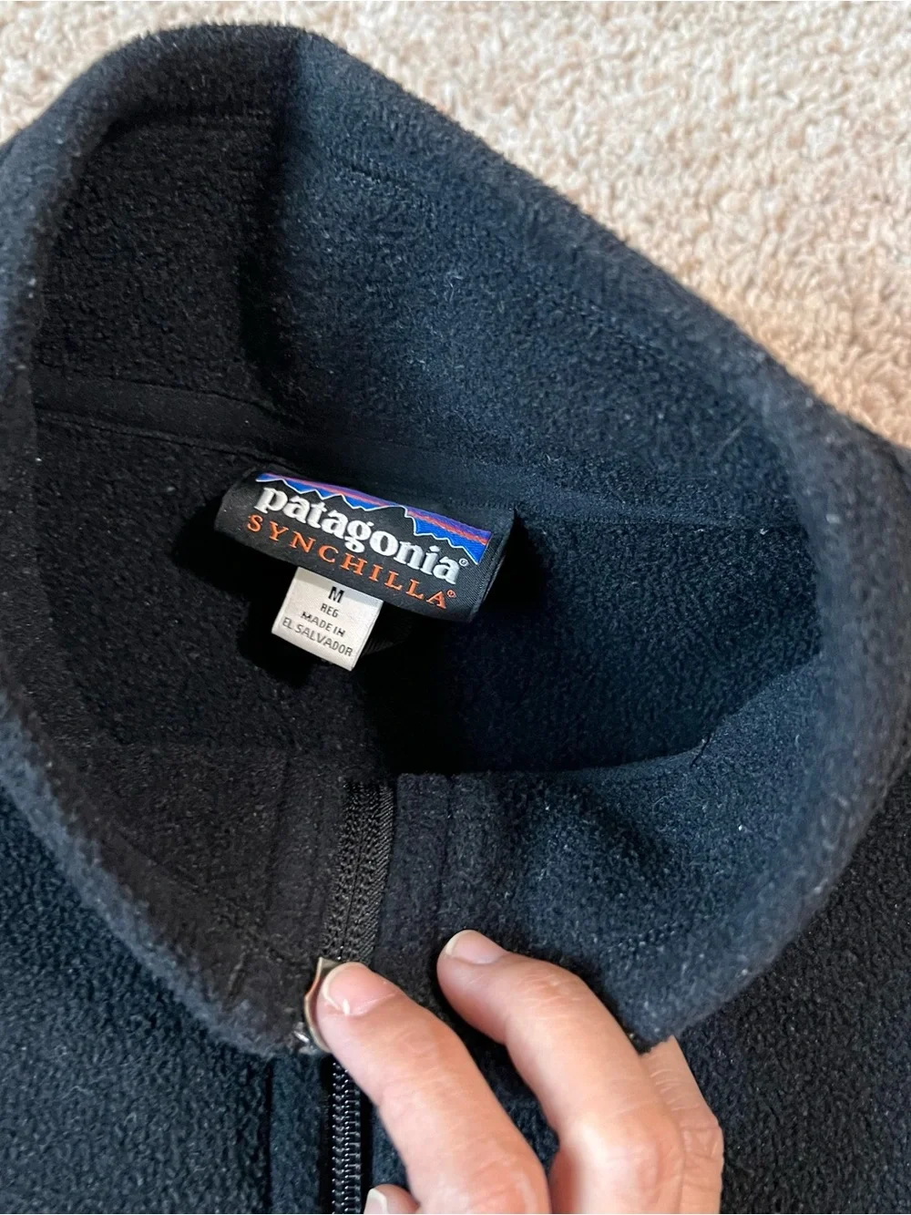 Patagonia Black Synchilla Fleece Vest